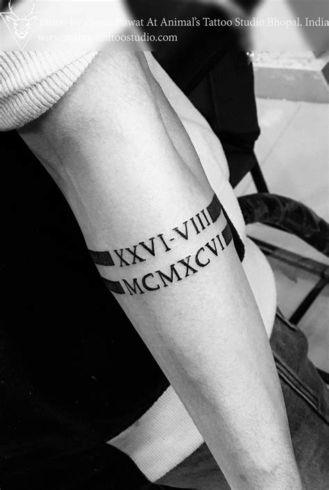 tattoos of roman numerals|roman numeral tattoos for men.